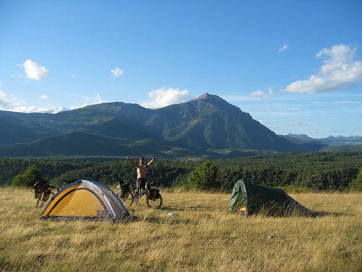 Camping at the end of the world