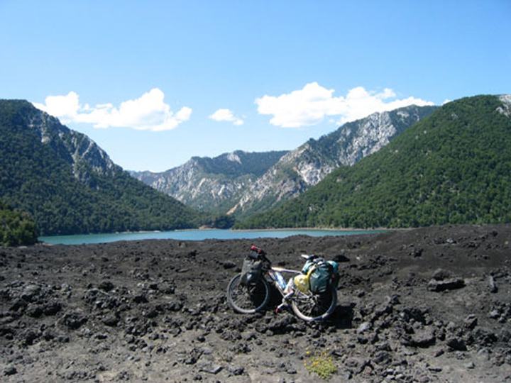 Through lava to the lake