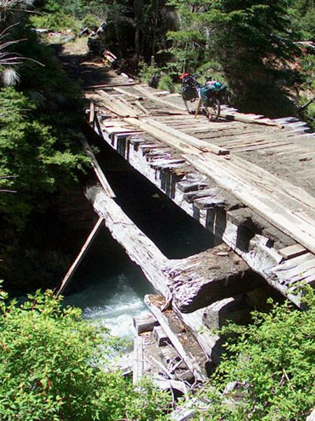 This wooden bridge will hold