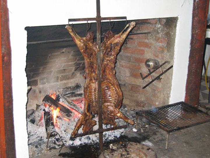 Lamb roast, Patagonian style