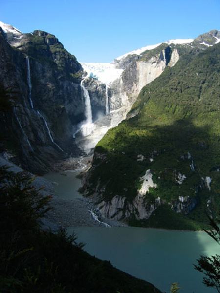 Hanging glacier