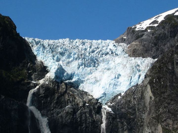 Hanging glacier