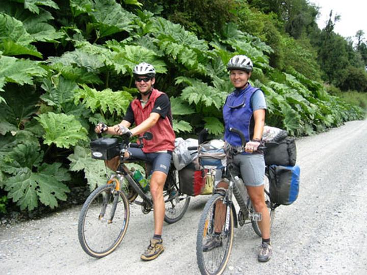 Swiss cyclists on the road
