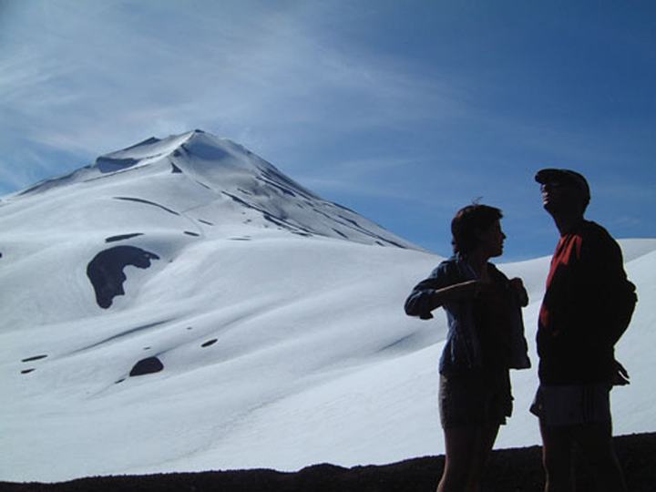 Lonquimay volcano (2,890 m), quiet now