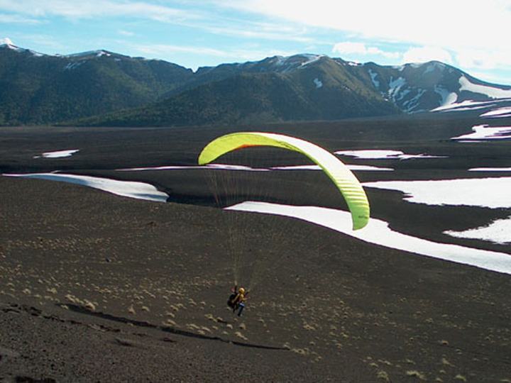 Paragliding at Lonquimay