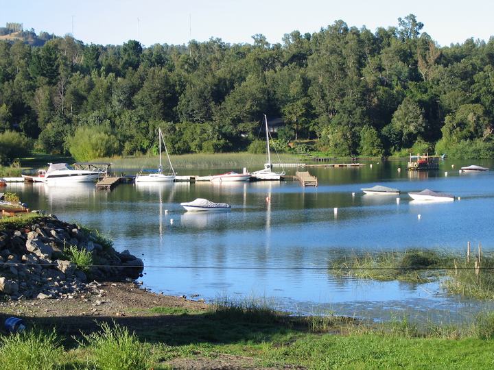 The marina