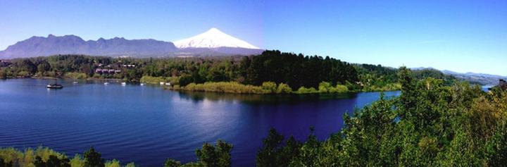 Lake Villarrica panorama